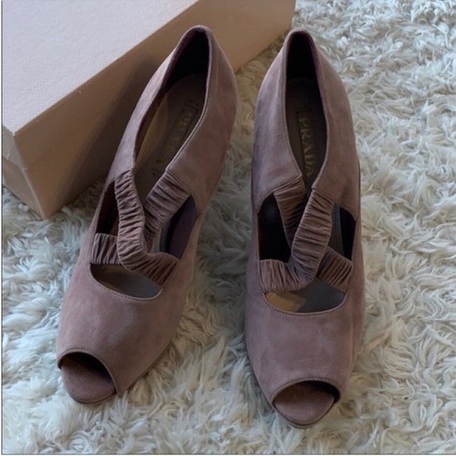 Prada Suede Heels - 第 1/6 張圖片