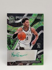 2021-22 Panini Spectra - Aspiring Autographs Green Prizm #AA-KEW Kessler Edwards