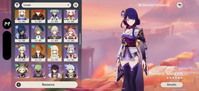 Genshin Impact AR 60 Europe Many Characters Good Builds