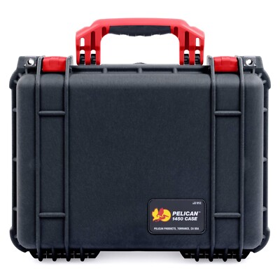 Black & Red Pelican 1450 case. With foam.