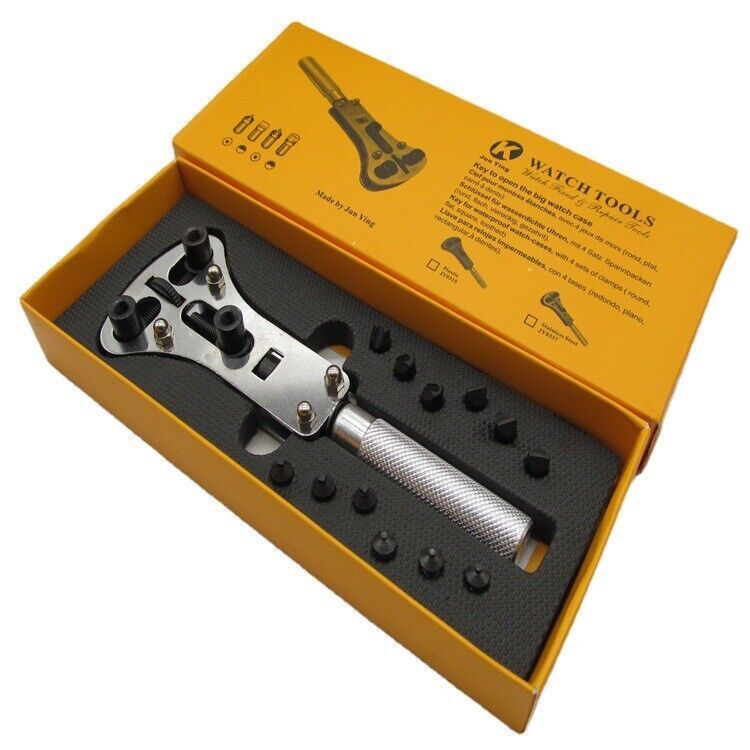 Maximum Open 3-Prong Professional Watch Case Back Opener Wrench - Main Image