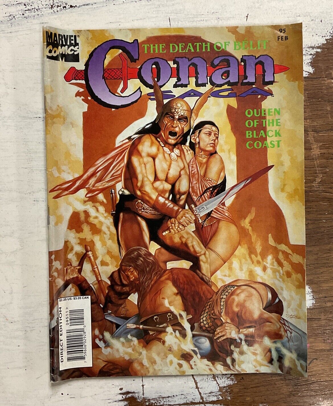 Conan Saga #95 Marvel Comics 1995 Queen Of The Black Coast - The Death Of Belit