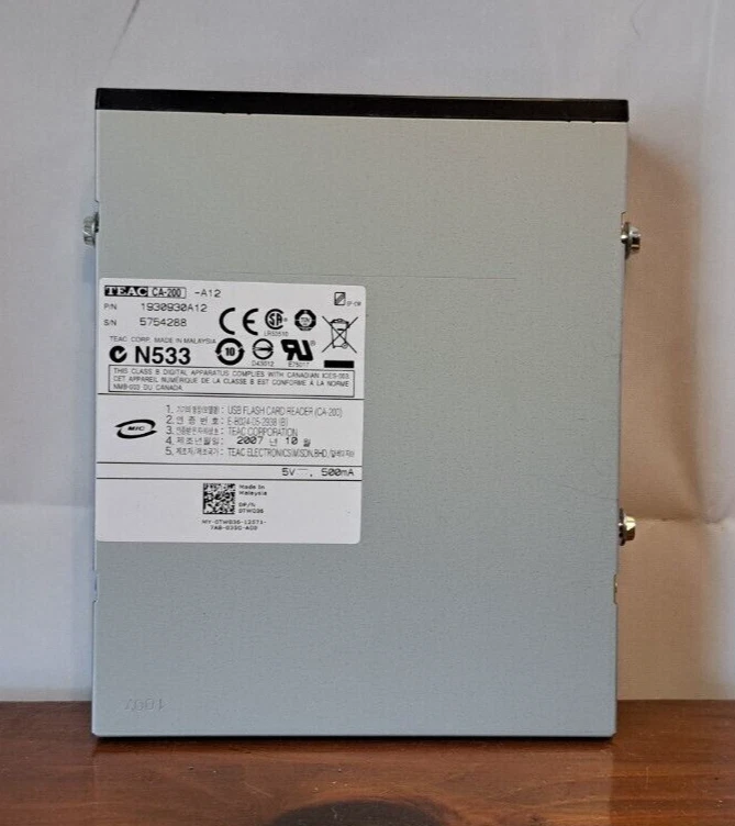 Dell USB Flash Card Reader 0TW036 TEAC CA-200 A12 N533 1930930A02/1930930A12 - Image 3 of 4