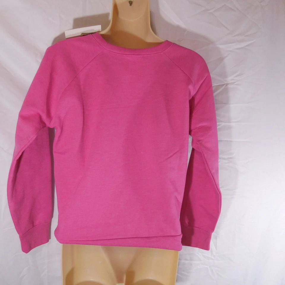 Top Signorelli Niñas Manga Larga Rosa Cuentas LOVE Talla XL 14 Cuello Corto - Cintura Foto 2 de 4