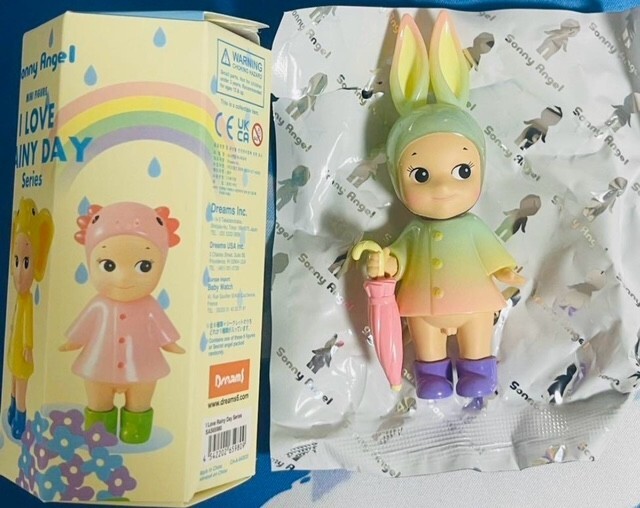 Sonny Angel I Love Rainy Day Series Secret Raincoat Rabbit