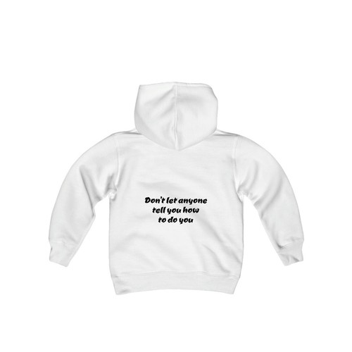 You do you Youth Heavy Blend Hooded Sweatshirt - Picture 2 of 14