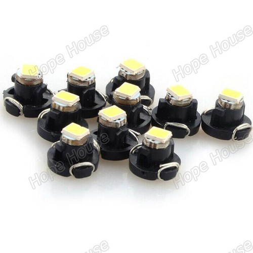 4PCS Car Red T4 T4.2 Instrument LED Light Bulb Neo Wedge DASH CLUSTER Red 10mm - Picture 5 of 5