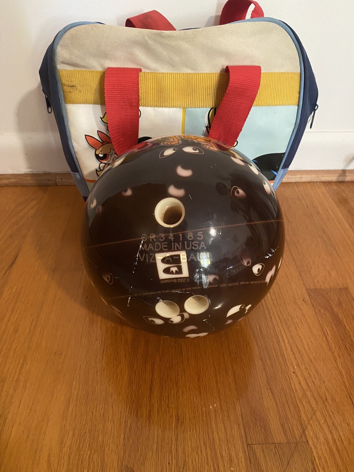 SCOOBYDOO VIZ A BALL 8.6 LB KIDS BOWLING BALL W/ DOUBLE BAG eBay