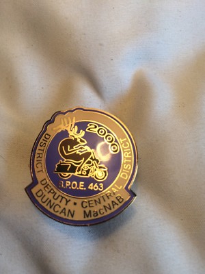 Bozeman MONTANA ELKS Lodge #463 Pin. 2000. DD Duncan MacNab. C D.