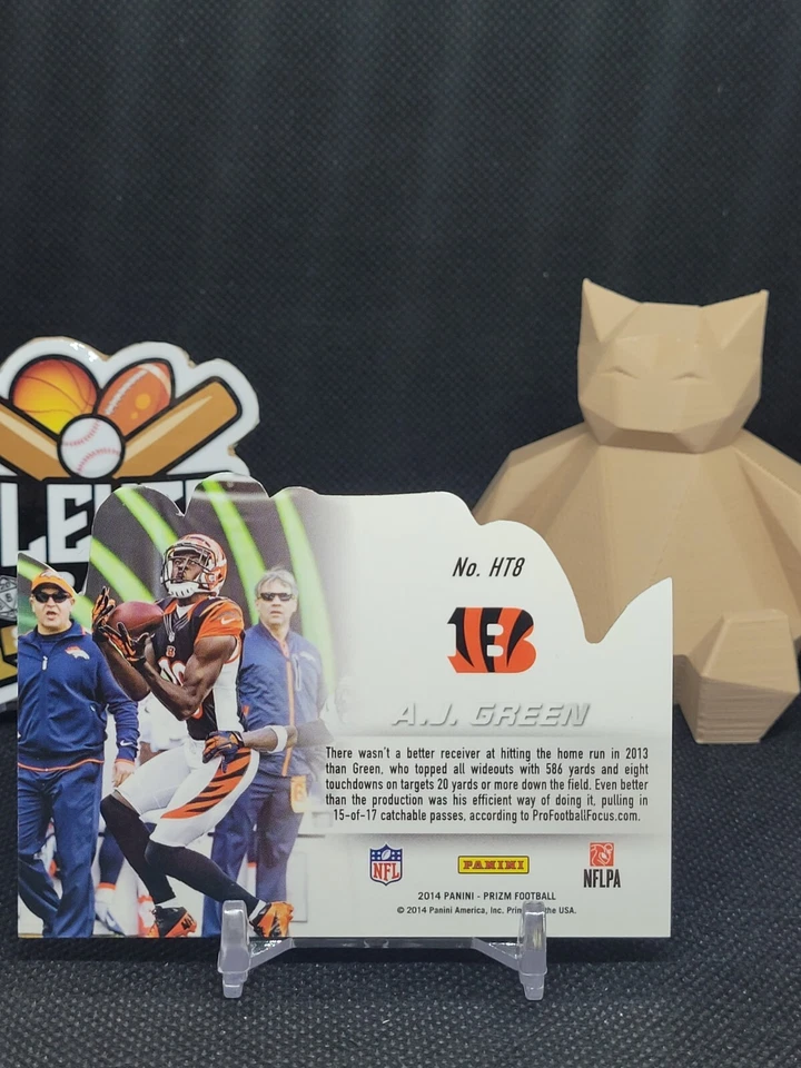 A.J. Green 2014 Panini Prizm Hands Team Die Cut Bengals #HT8 (CBMH) - Image 2 of 2