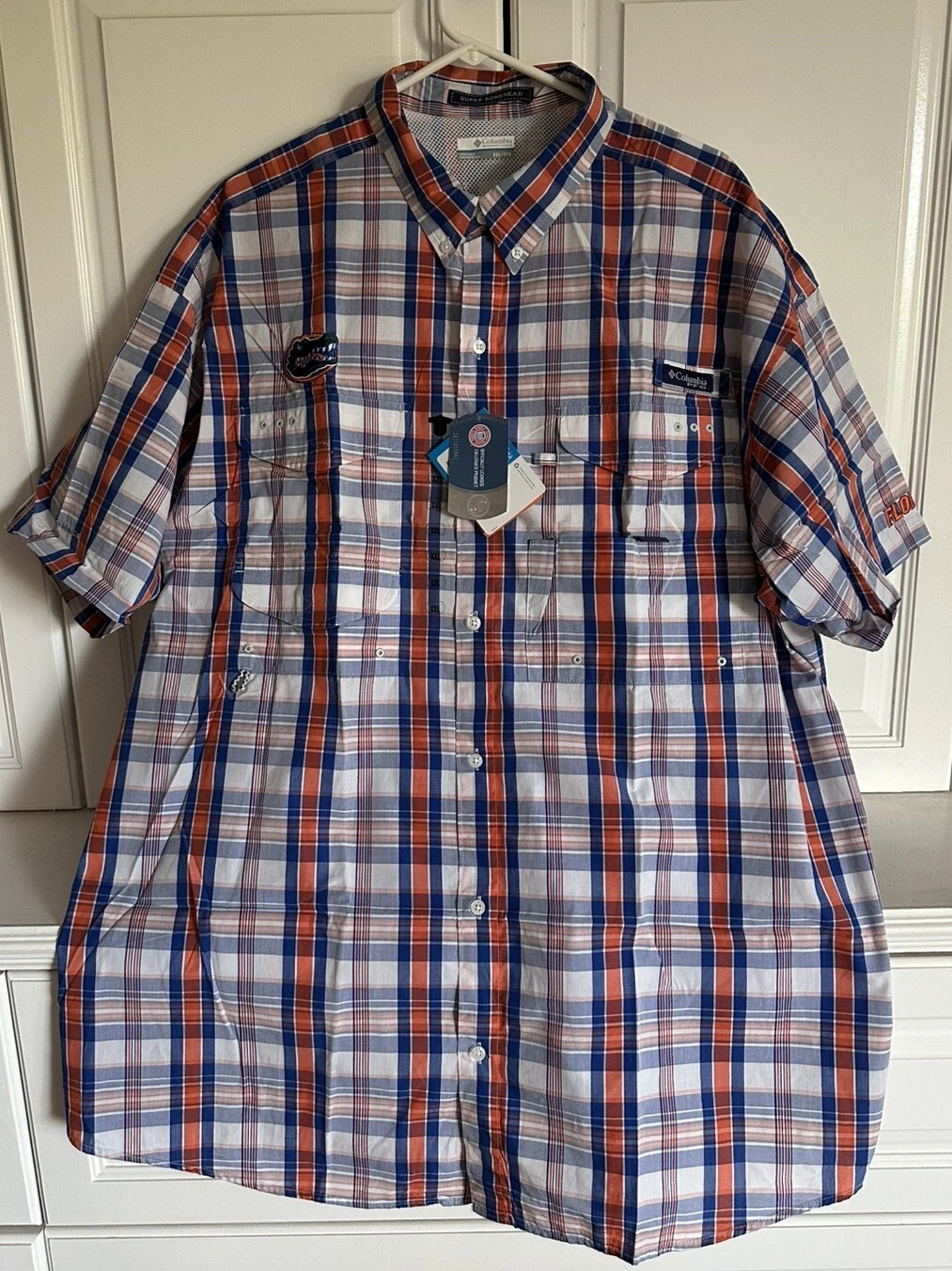 Super Bonehead Colombia Sportswear Omni Shade Florida Gators Fishing Shirt XXL