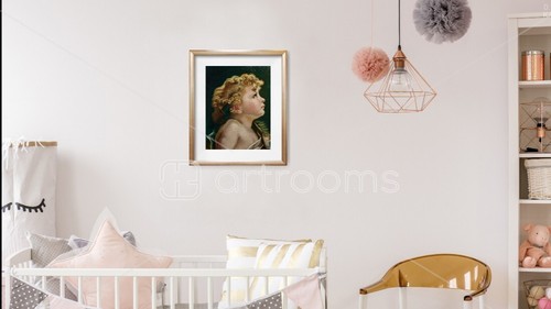 ORIGINAL William Bouguereau study portrait oil painting child wall art classical - Picture 11 of 24