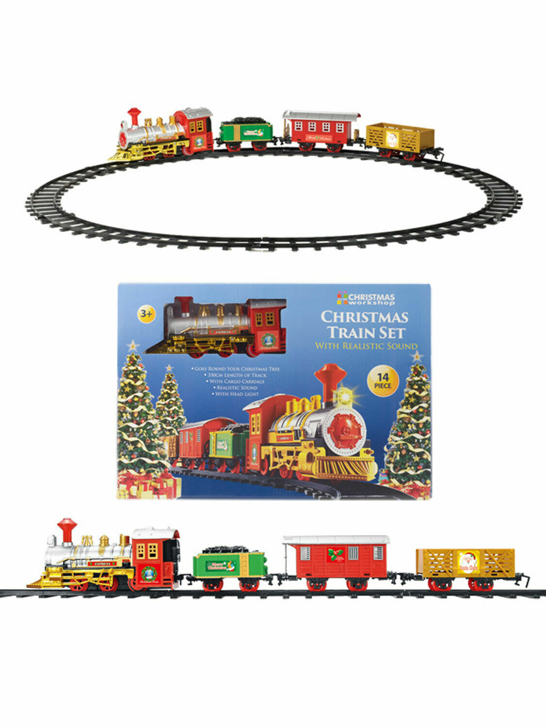 christmas workshop deluxe train set
