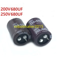 SNAP-IN Aluminum Electrolytic Capacitor 680uF 680MFD 200V 250V 22*50/40 25*40
