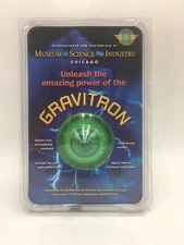 GRAVITRON Museum of Science & Industry Chicago Toy Gyro Spinning Top Green