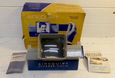 Airequipt Charger-Matic Slide Viewer For 35 Mm And Super Slides Untested