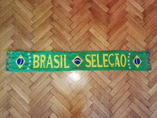 Brazil National Team Cachecol de Futebol Soccer Scarf Brasil Football Fan Schal