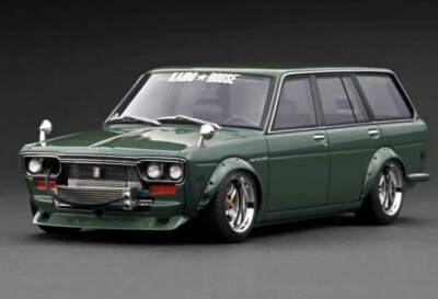 1/18 Ignition Model Datsun Bluebird 510 Wagon Green w/ Mr