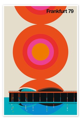 Poster Frankfurt 79 - Bo Lundberg