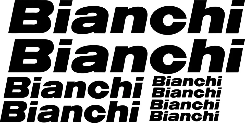 KIT 12 ADESIVI PRESPAZIATI BICI BIANCHI Adesivi QUATTRO STEMMI SCEGLI IL COLORE - Immagine 2 di 4