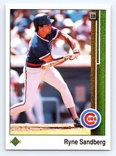 1989 Upper Deck #120 Ryne Sandberg Chicago Cubs