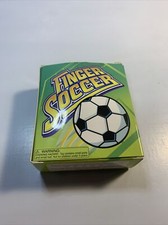 Desktop Miniature Finger Soccer and Mini Book of Rules Tactics Trivia Complete