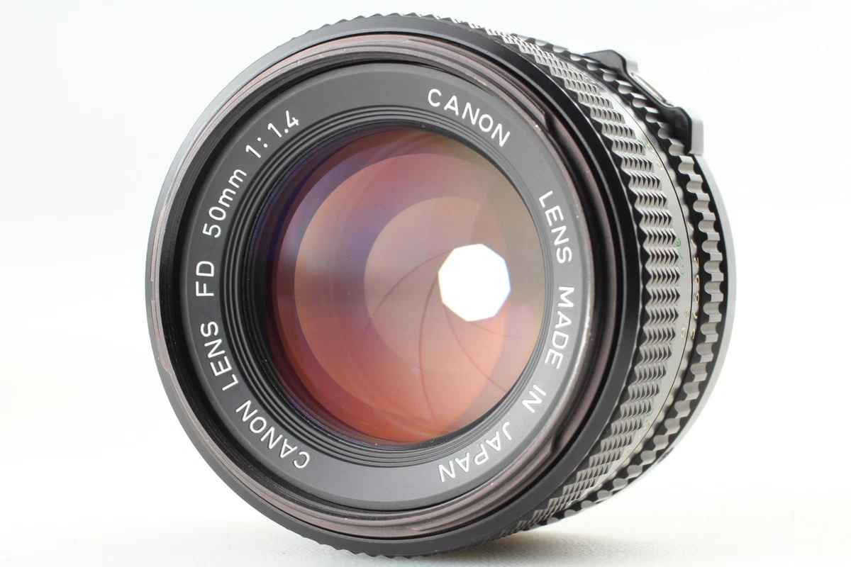 [COMO NUEVA] Programa Canon AE-1 Negra Nueva FD NFD 50mm F1.4 SLR Cámara Fotográfica de JAPÓN