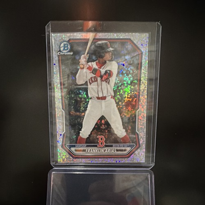 #ad Bowman 2025 Chrome Prospects Franklin Arias Boston Red Sox BCP 27 Speckle $35.00