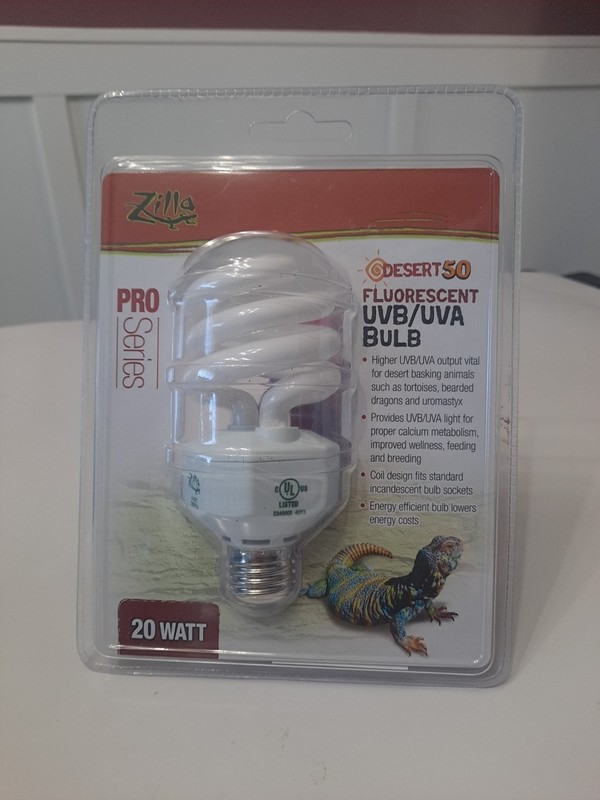 Zilla Pro Series Desert Fluorescent UVB/UVA Bulb - 20 watt