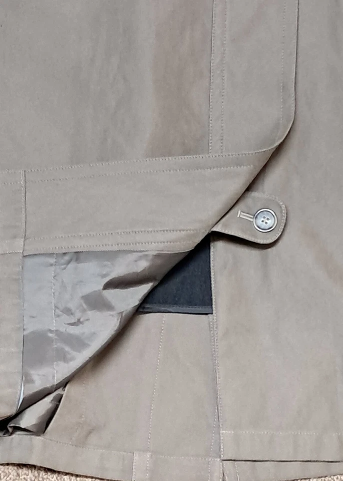 Trench coat Lauren Ralph Lauren 42R abrigo forro de lana extraíble Y2K  Foto 3 de 4