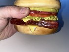 Extremely Rare Vtg Wendy’s Promo Advertisement Ceramic Burger Bank — photo 4