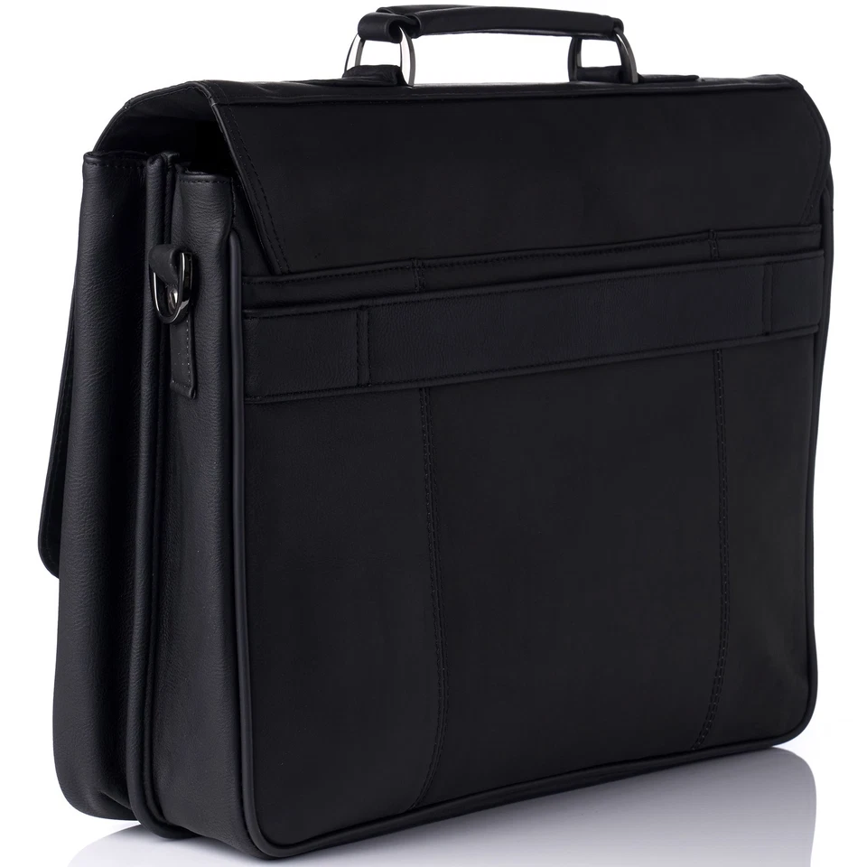 "Maletín de cuero Hammer Anvil hasta 15,6"" estuche para computadora portátil bolso mensajero portafolio" Foto 4 de 4