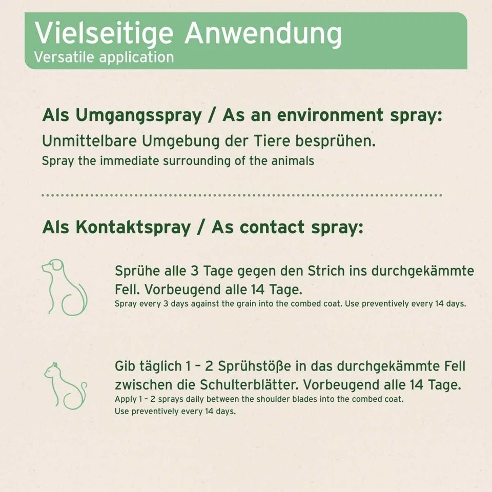 AniForte Floh EX Spray - Flohspray Parasiten Spray zur Anwendung am Tier - Bild 4 von 4