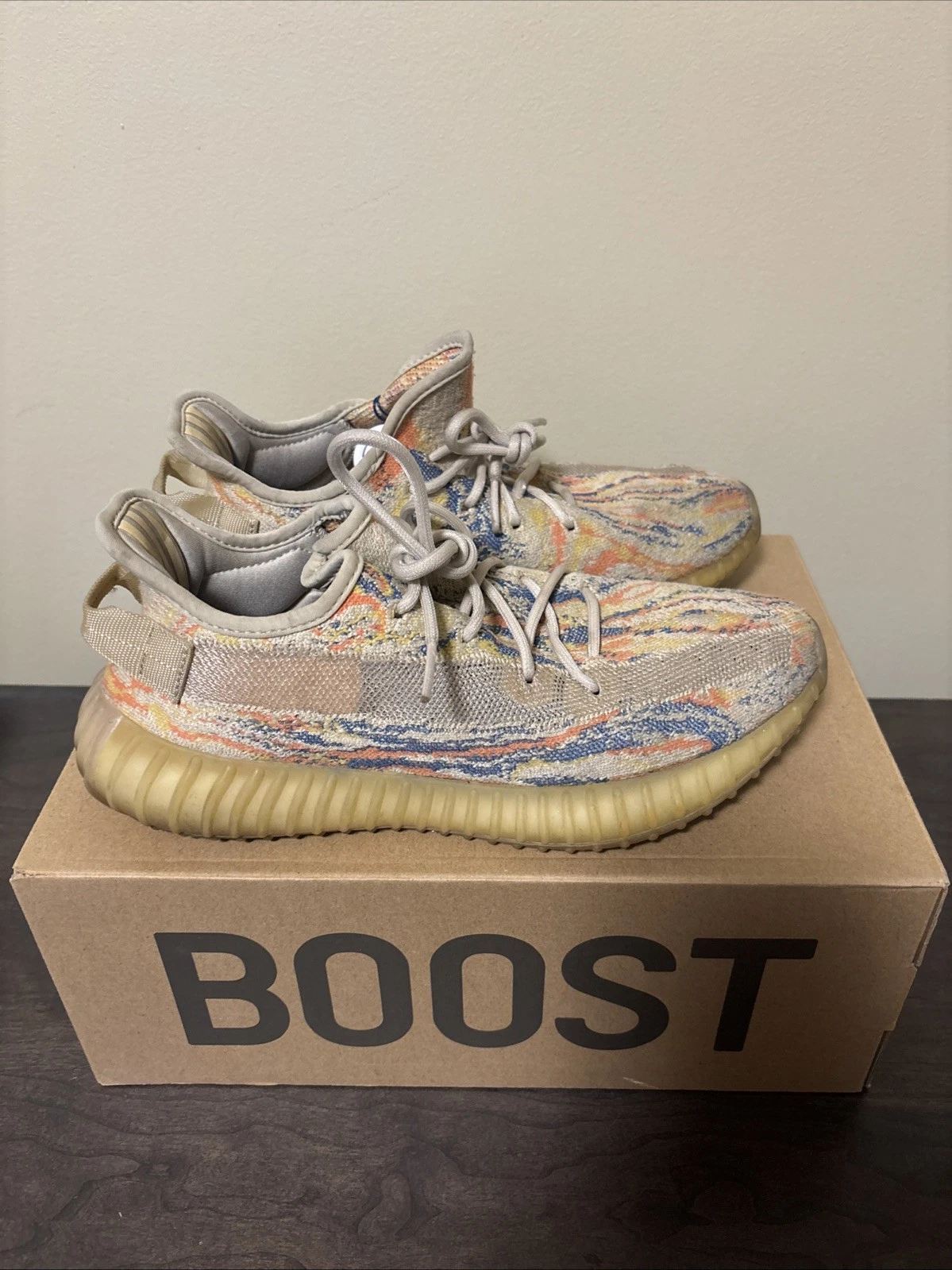 Taglia 9 Adidas Yeezy Boost 350 V2 Low MX Oat con scatola
