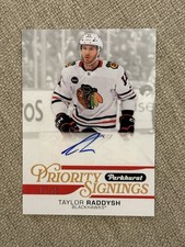 2024 Toronto Fall Expo Taylor Raddysh Parkhurst Priority Signing Auto Rookie /75