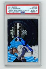 Julio Rodriguez Signed 2022 Topps Generation Now Blue #GN62 PSA 10 Auto RC