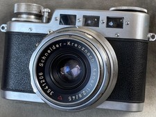 Voss Diax 1a 35mm film camera+schneider 2.8/45mm lens+accs, see photos