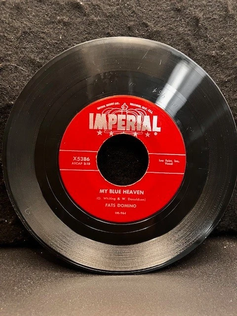 Fats Domino MY BLUE HEAVEN / I'M IN LOVE AGAIN (ROCK N ROLL 45) #5386 PLAYS EX! Foto 3 de 3