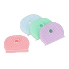 8pcs Key Caps Covers Keys Ring Coding Tags Identifiers 4 Colors