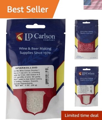 Achieve Crystal-Clear Wine with Sparkolloid Powder 1 oz. Clarifying Solution
