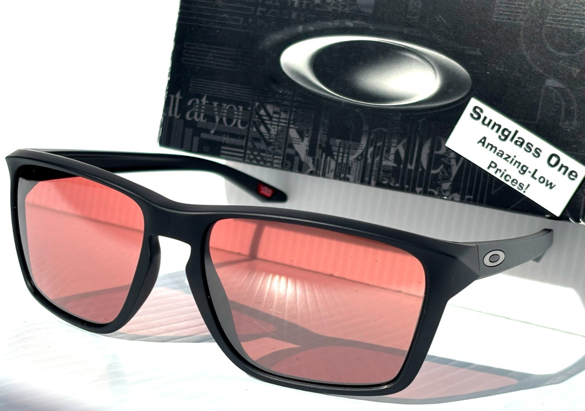 NEW Oakley SYLAS XL Matte Black PRIZM Dark Golf Lens Sunglass 9448
