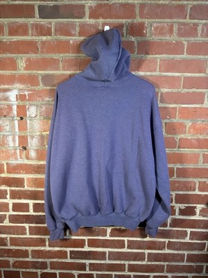Vintage 90s Russell Athletic Zip Up Hoodie Faded Blue Made In USA