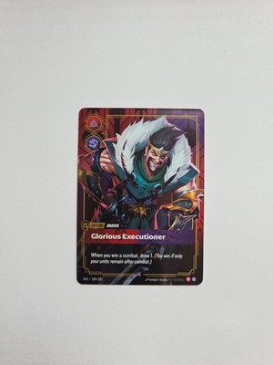 Riftbound: Spiritforged - Draven - Glorious Executioner #185 - FOIL