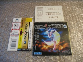 NIGHTS INTO DREAMS+JOYPAD 3D CONTROLLER 6 BUTTONS HSS-0137 SEGA SATURN IMPORT