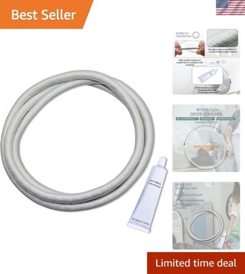 W08652 Dryer Door Gasket - Quick DIY Install for Major Brands - 3-
