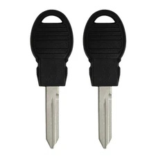 New Uncut Blank Transponder Key Replacement for Chrysler VW POD Y170-PT (2 Pack)
