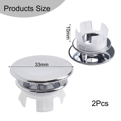 Improve the Appearance of Your Bathroom Sink with our Chrome Overflow Cover - Picture 7 of 17