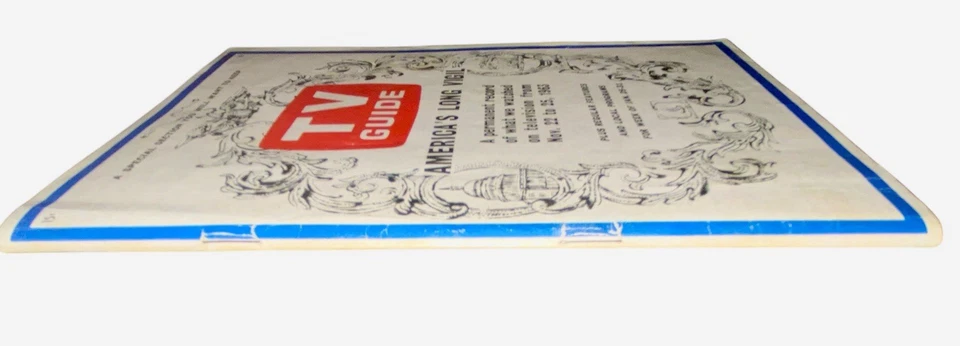 TV Guide Jan 25 1964 America's Long Vigil 3 pages Kennedy SHOT L.A. ed. NO LABEL - Image 3 of 4