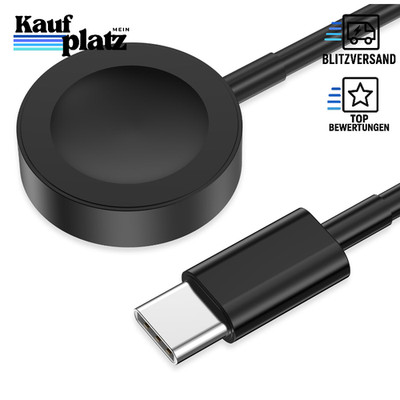 USB C Ladekabel Magnetisch Schnellladegerät für Apple Watch Kompatibel mit