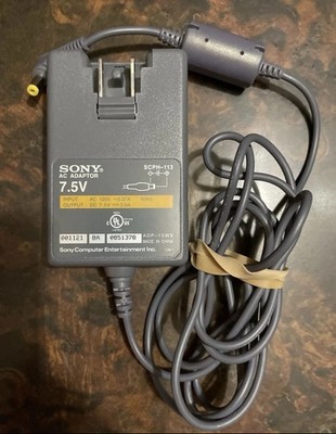 Sony PlayStation PSOne Charger Power Supply w/ Sony PS1 Controller Bundle WORKS